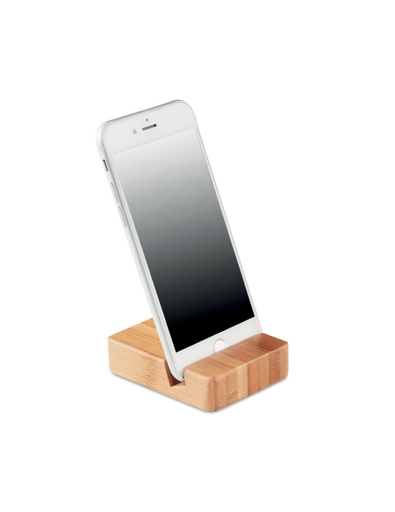 Support téléphone Personnalisé en Bambou APOYA