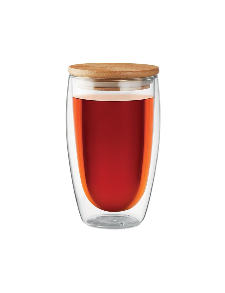 Verre Double Paroi 450 ml Personnalisé TIRANA LARGE pas cher