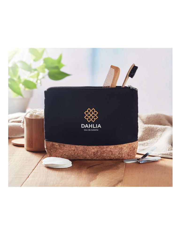 Trousse en Liège et Coton Personnalisée - PORTO BAG