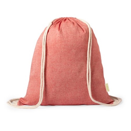 Sac à Dos Éco-Responsable Pratique Personnalisé Konim Matières : coton recyclé Couleurs : vert goodies publicitaire événementiel