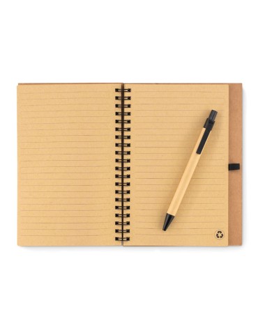 Carnet en Liège Durable avec Stylo Personnalisé - SONORA PLUSCORK