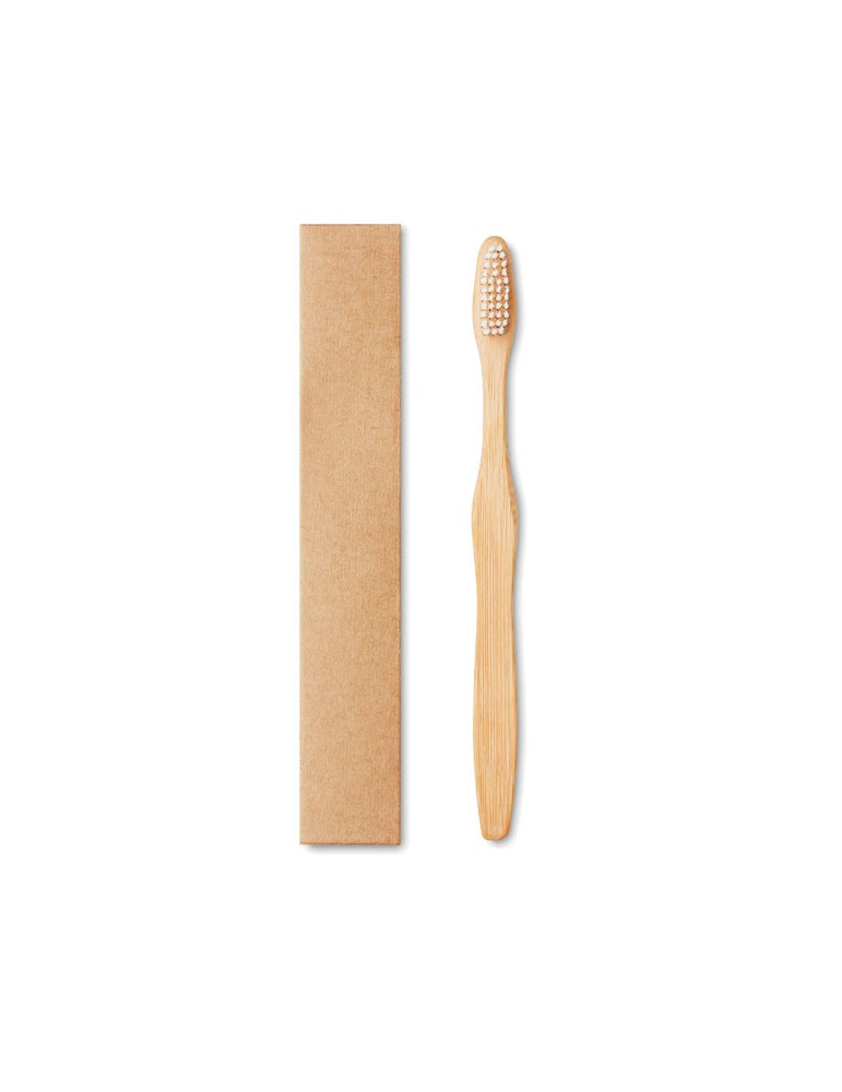 Brosse à Dents en Bambou Personnalisée - Cadeau Publicitaire