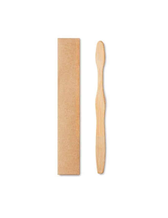Brosse à Dents en Bambou Personnalisée - Cadeau Publicitaire