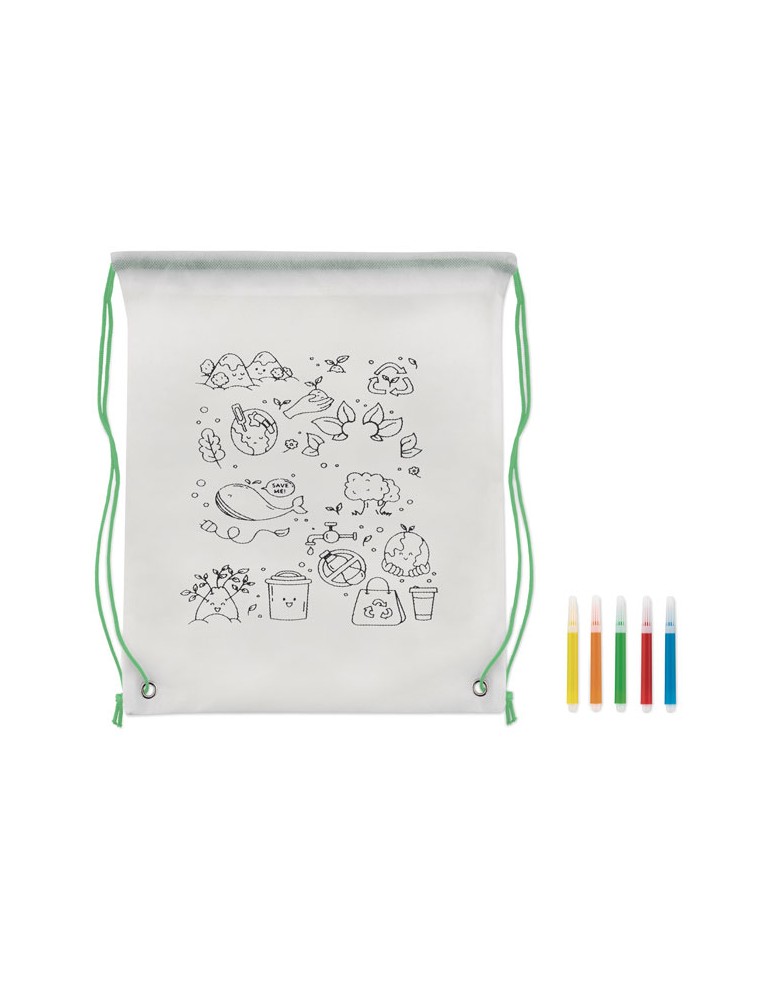 Sac à Cordon Personnalisé en Non Tissé - CARRYDRAW