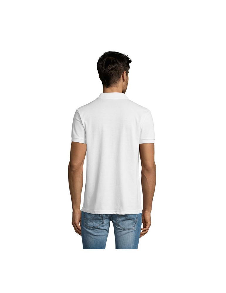 Polo homme polycoton personnalisé - PRIME MEN style et confort pas cher