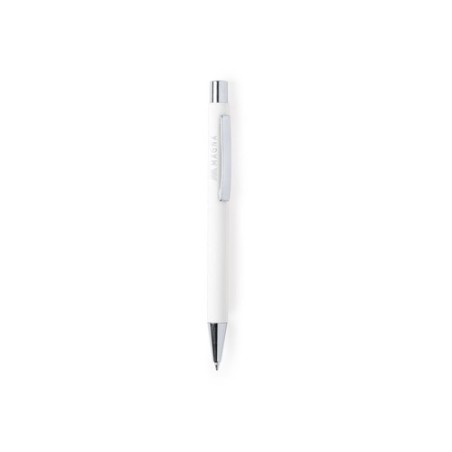 Stylo personnalisable publicitaire - Blavix Matières : caoutchouc Couleurs : rouge objet publicitaire robuste