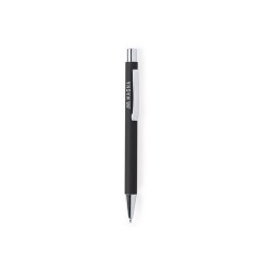 Stylo personnalisable publicitaire - Blavix Matières : caoutchouc Couleurs : rouge personnalisation sur mesure