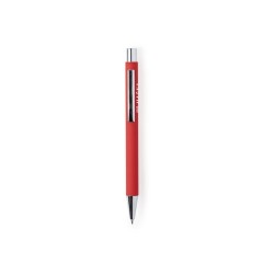 Stylo personnalisable publicitaire - Blavix Matières : caoutchouc Couleurs : blanc cadeau affaires élégant