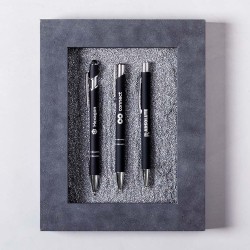 Stylo personnalisable publicitaire - Blavix Matières : caoutchouc Couleurs : blanc cadeau collaborateur premium