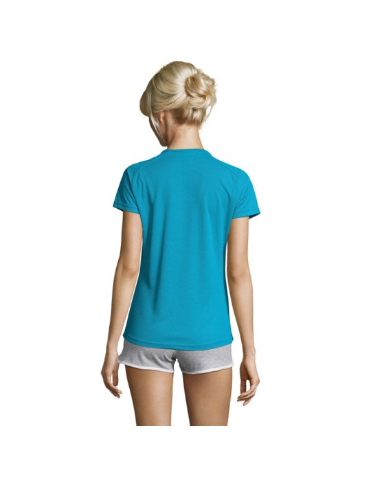 T-shirt Sporty Femme Personnalisé - Sport