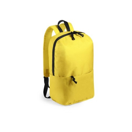 Sac à dos sportif personnalisé résistant pas cher - Galpox Matières : polyester Couleurs : jaune personnalisable avec votre logo