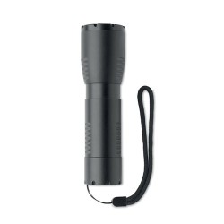 Petite lampe de poche LED personnalisée pas cher ENTA Matières : aluminium Couleurs : noir impression haute définition