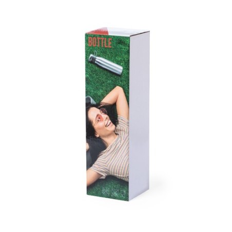 Bidon personnalisé  500ml - Cartex Matières : aluminium Couleurs : vert marquage couleur éclatante