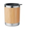 Gobelet isotherme personnalisé en acier inoxydable 250ml LOKKA Matières : acier inoxydable Couleurs : bois