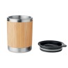 Gobelet isotherme personnalisé en acier inoxydable 250ml LOKKA Matières : acier inoxydable Couleurs : bois cadeau entreprise pas