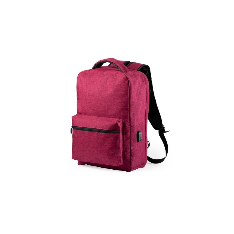 Sac à Dos Antivol Personnalisé pour Voyage et Bureau - Komplete Matières : polyester Couleurs : rouge impression haute définitio