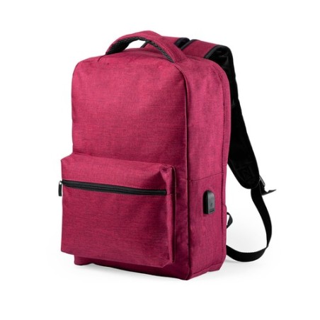 Sac à Dos Antivol Personnalisé pour Voyage et Bureau - Komplete Matières : polyester Couleurs : rouge impression haute définitio