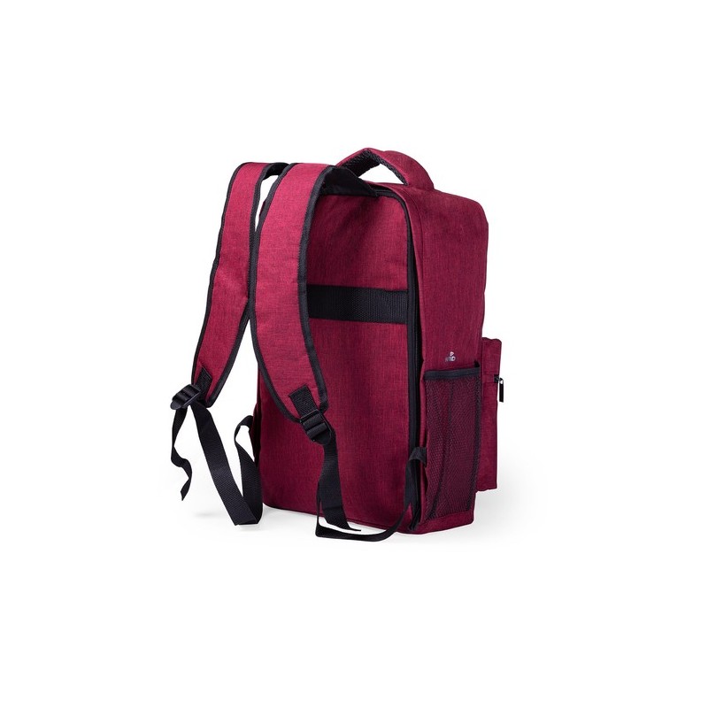 Sac à Dos Antivol Personnalisé pour Voyage et Bureau - Komplete Matières : polyester Couleurs : rouge impression haute définitio