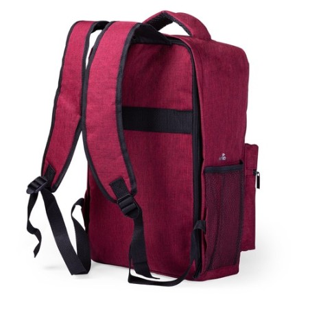 Sac à Dos Antivol Personnalisé pour Voyage et Bureau - Komplete Matières : polyester Couleurs : rouge impression haute définitio