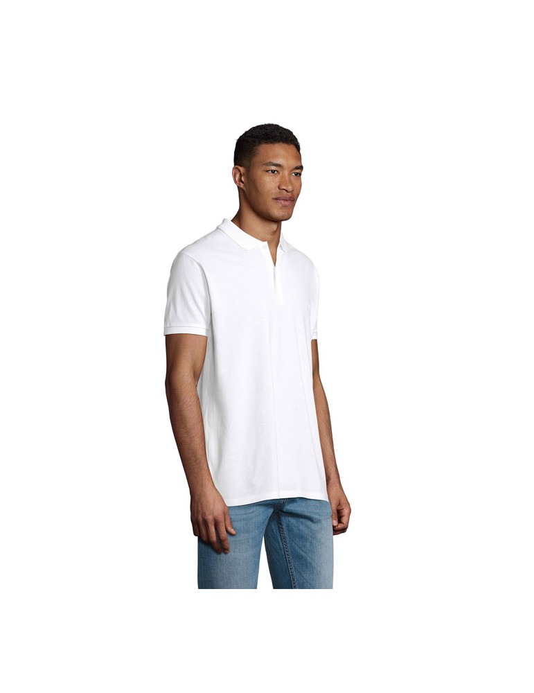 Polo PLANET MEN - 100% Coton Bio Personnalisé pas cher