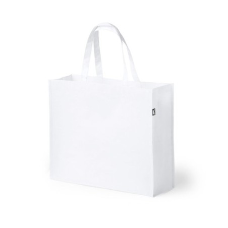 Sac Éco-responsable de Shopping en RPET Personnalisé Kaiso pas cher Couleurs : vert Matières : polyester recyclé marquage couleu