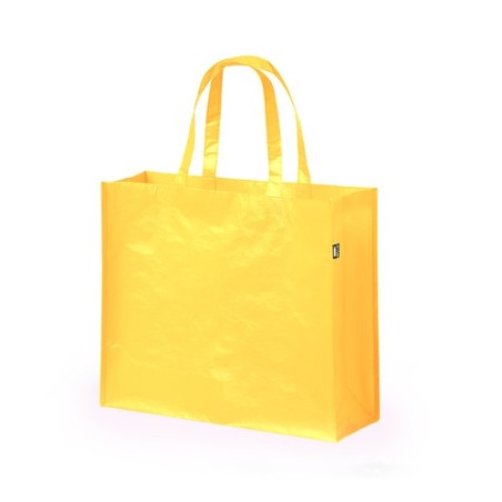 Sac Éco-responsable de Shopping en RPET Personnalisé Kaiso pas cher Couleurs : vert Matières : polyester recyclé marquage laser 