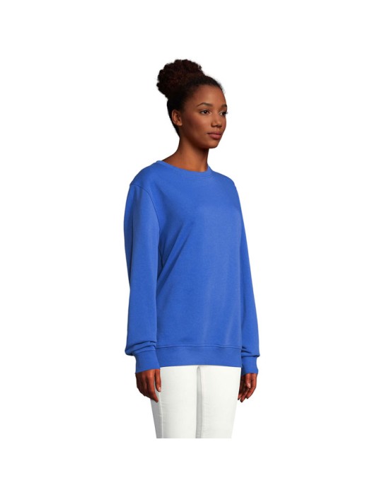 Sweat Unisexe - Coton Bio et Polyester Recyclé Personnalisé COMET pas cher