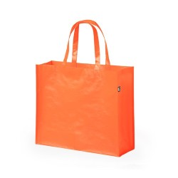 Sac Éco-responsable de Shopping en RPET Personnalisé Kaiso pas cher Couleurs : noir Matières : polyester recyclé impression logo