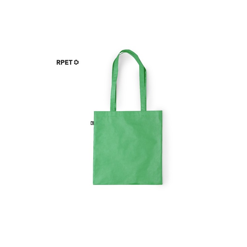 Sac Shopping Éco-responsable en RPET Personnalisé pas cher - Frilend Couleurs : noir Matières : polyester recyclé cadeau client 
