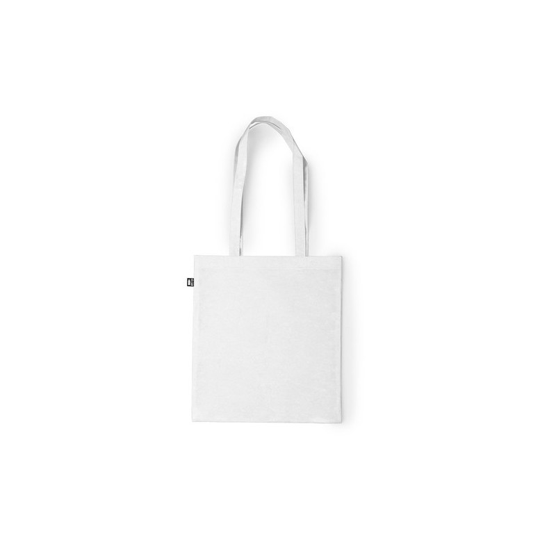 Sac Shopping Éco-responsable en RPET Personnalisé pas cher - Frilend Couleurs : noir Matières : polyester recyclé cadeau entrepr