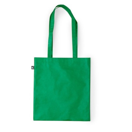 Sac Shopping Éco-responsable en RPET Personnalisé pas cher - Frilend Couleurs : noir Matières : polyester recyclé objet promotio