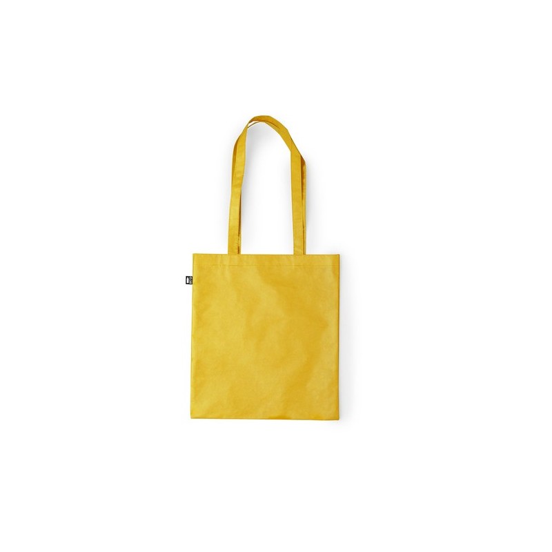 Sac Shopping Éco-responsable en RPET Personnalisé pas cher - Frilend Couleurs : noir Matières : polyester recyclé objet publicit