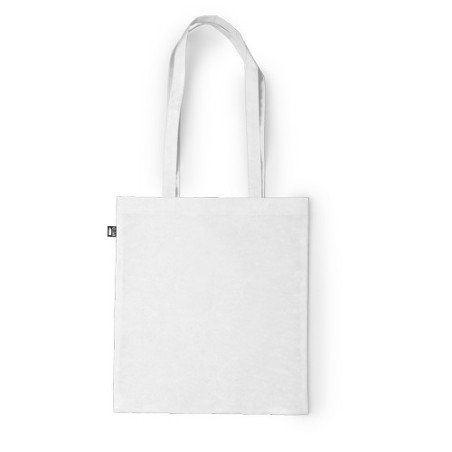 Sac Shopping Éco-responsable en RPET Personnalisé pas cher - Frilend Couleurs : noir Matières : polyester recyclé cadeau entrepr