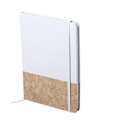 Bloc Notes Personnalisable Éco-responsable Bluster Matières : liège Couleurs : noir cadeau entreprise pas cher