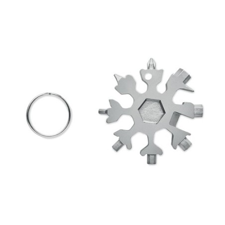 Outil Multi Fonctions Personnalisé en Acier Inox FLOQUET Matières : acier inoxydable Couleurs : titane personnalisable avec votr