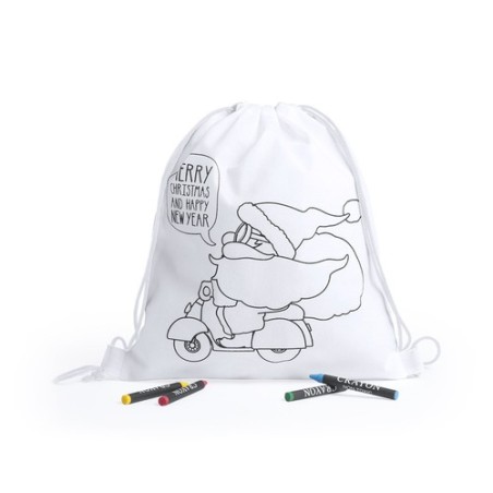 Sac à Dos Kertran - Noël Coloré pour Enfants Personnalisé
