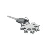 Outil Multi Fonctions Personnalisé en Acier Inox FLOQUET Matières : acier inoxydable Couleurs : titane cadeau entreprise pas che