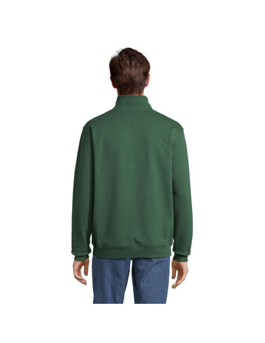 Sweat Zip Col Confortable et Éthique Personnalisé - Conrad pas cher
