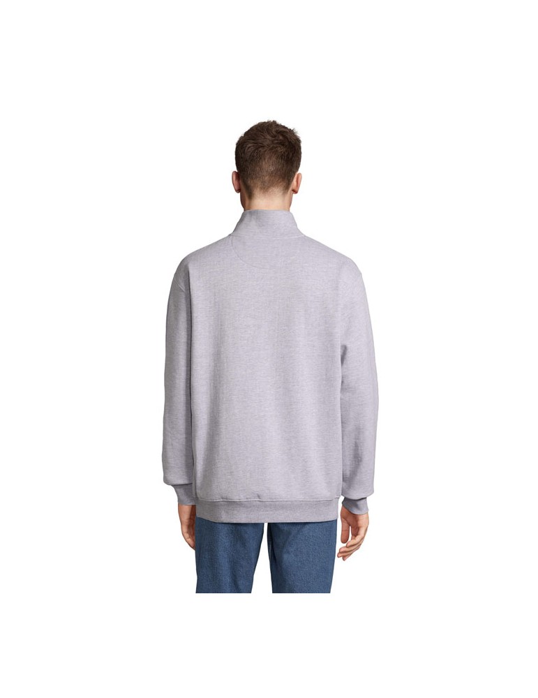 Sweat Zip Col Confortable et Éthique Personnalisé - Conrad pas cher