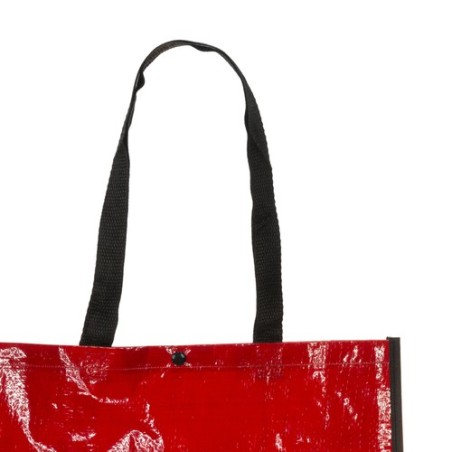 Sac shopping biodégradable recyclé personnalisé pas cher Couleurs : rouge objet publicitaire robuste