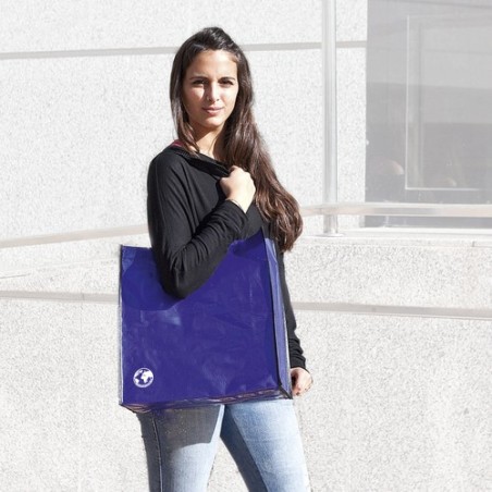 Sac shopping biodégradable recyclé personnalisé pas cher Couleurs : rouge personnalisation sur mesure