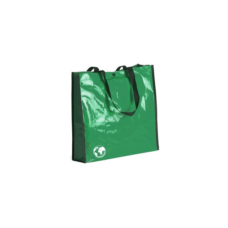 Sac shopping biodégradable recyclé personnalisé pas cher Couleurs : rouge goodies publicitaire événementiel