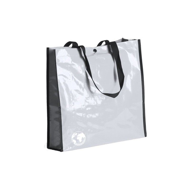 Sac shopping biodégradable recyclé personnalisé pas cher Couleurs : rouge goodies publicitaire durable