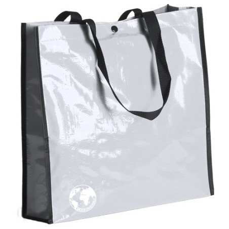 Sac shopping biodégradable recyclé personnalisé pas cher Couleurs : rouge goodies publicitaire durable