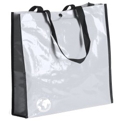 Sac shopping biodégradable recyclé personnalisé pas cher Couleurs : bleu goodies publicitaire événementiel