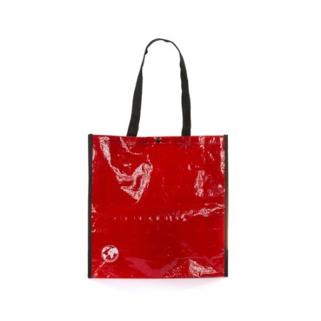 Sac shopping biodégradable recyclé personnalisé pas cher Couleurs : vert marquage laser ultra précis