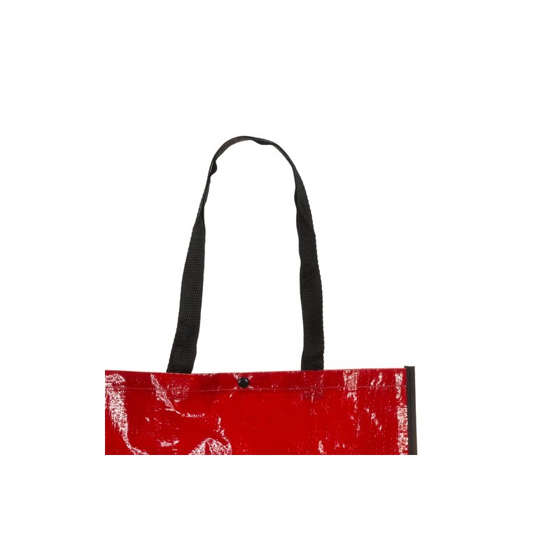 Sac shopping biodégradable recyclé personnalisé pas cher Couleurs : vert marquage couleur éclatante