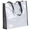 Sac shopping biodégradable recyclé personnalisé pas cher Couleurs : bleu impression haute définition