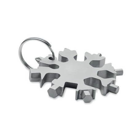 Outil Multi Fonctions Personnalisé en Acier Inox FLOQUET Matières : acier inoxydable Couleurs : titane impression haute définiti