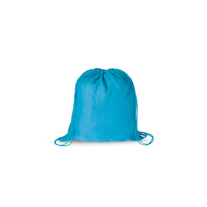 Sac à Dos Personnalisé Publicitaire Pratique - Bass Matières : coton Couleurs : bleu marquage laser ultra précis